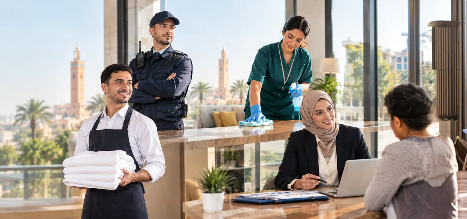 Professionnels marocains de la sécurité, du nettoyage et des services